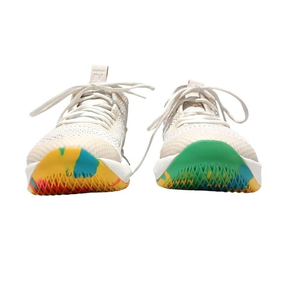 Nike LeBron Men 7.5 Witness 4 White Multi Camo Neon Bv7427-102 IV Basketball Mid - Picture 6 of 9